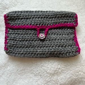 Handmade crochet pouch